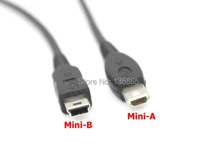 Mini USB MINI-A TO MINI-B 5pin USB cable for TI-84 Plus TI-89 Titanium Graphic S3 39cm