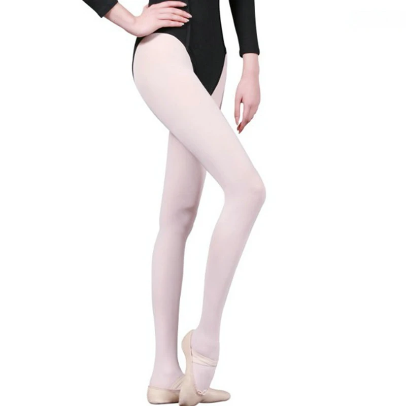 Womens and Girls Professional White Velvet Professional Ballet Tap Dance Tights  Dedicated Gymnastics Pantyhose Stockings