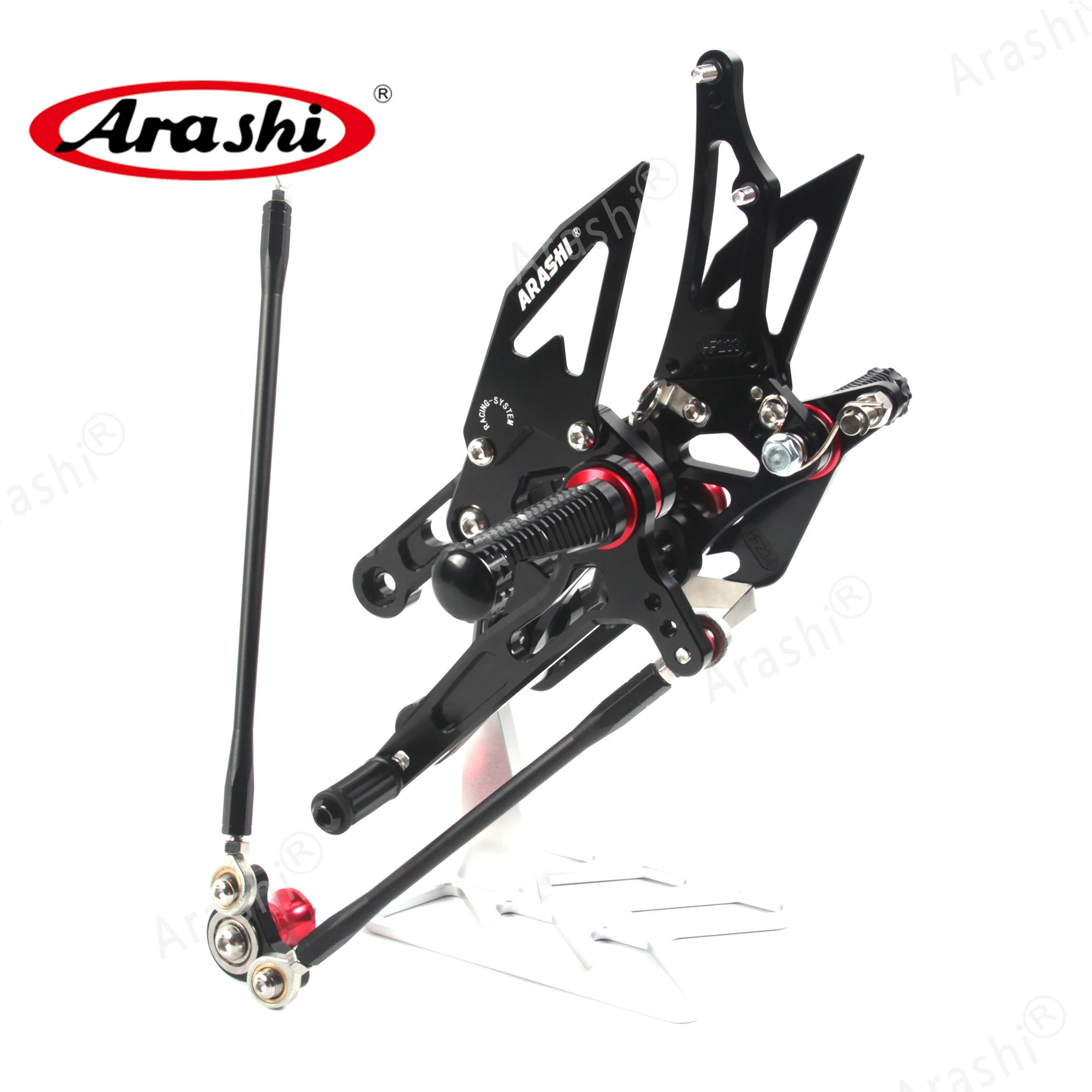 ARASHI 1 Set Footrest For HONDA CBR600RR 2003 2004 2005 2006 Adjustable Rear Set CBR600 CBR 600 RR CNC Rider Foot Pegs Motor