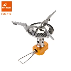 Fire Maple Outdoor Gas Stove One-Piece Stainless Big Burner Camping Equipment Folding Lightweight 2820W Outdoor Gear FMS-116