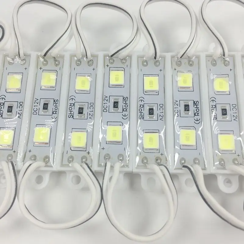100pcs/lot Mini led module DC12V 5054 2 LED Modules Waterproof Led Backlight for Advertising Super Brighter Billboard