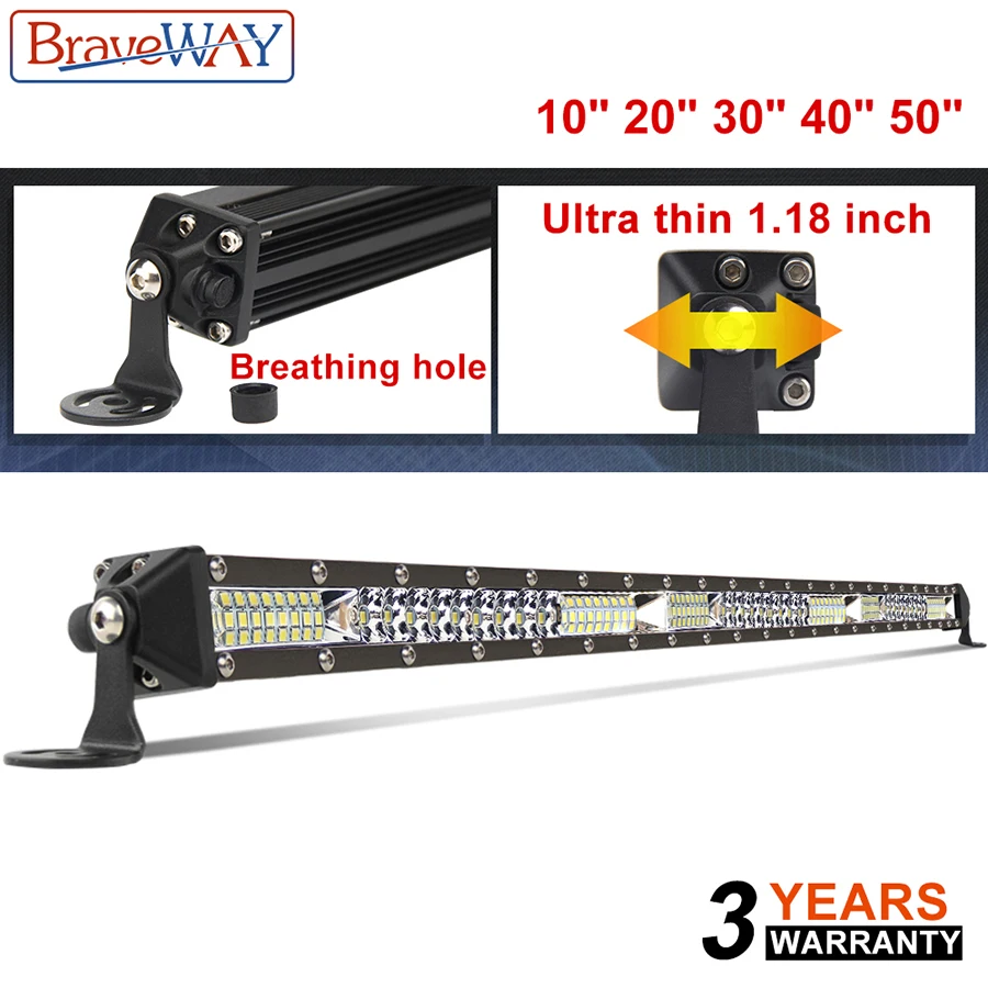 BraveWay Offroad LED Light Bar 10