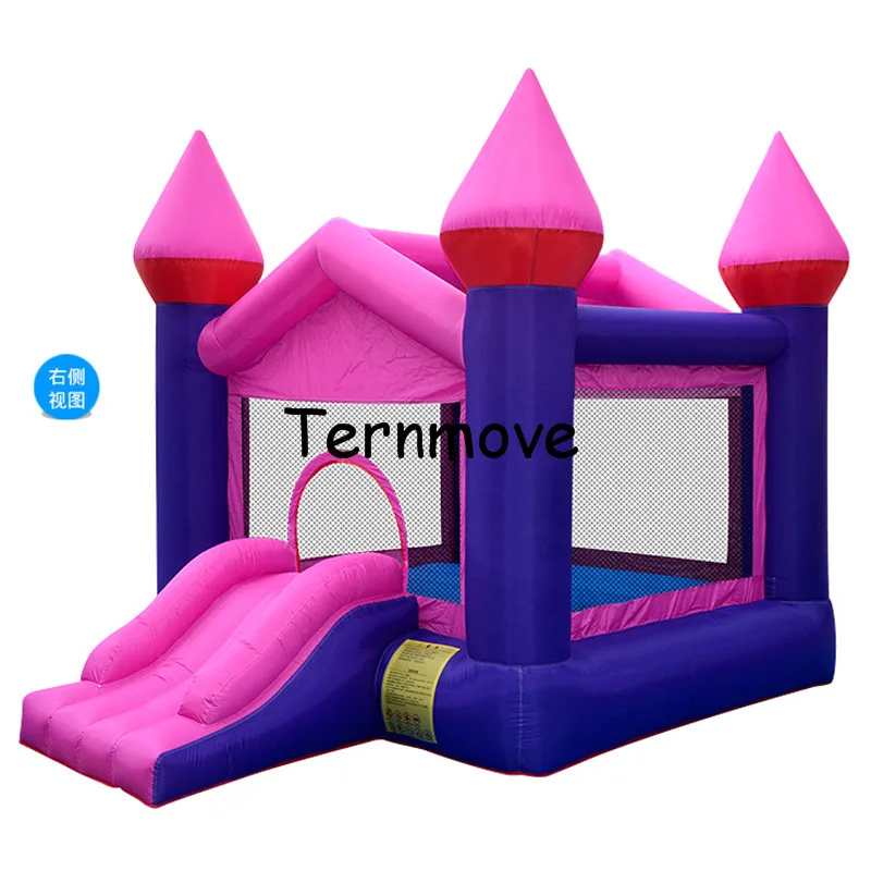 

inflatable Bounce House Slide with Blower Indoor Outdoor Moonwalk Inflatable Bouncer Made of Nylon Jump 'n Slide Bouncer