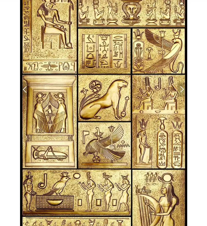 beibehang  3d art mural HD beauty of ancient Egyptian culture covering Home Decor Modern Wall Painting For Living Room wallpaper