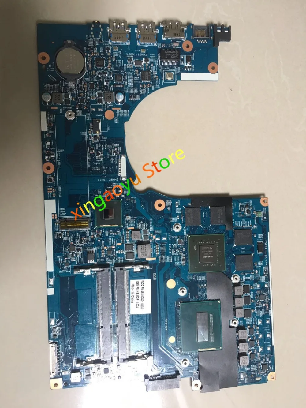 448.02G07.001M Laptop Motherboard For Acer For Aspire VN7-791 NB.MQR11.00A I7-4720HQ CPU GTX860M 100% Test OK