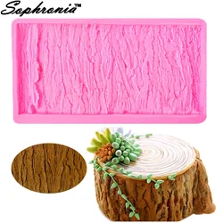 Tree Bark Texture Icicle Silicone Molds Baking Frost Form For Chocolate Ice Bakeware Cake Decorating Tools Accessorry