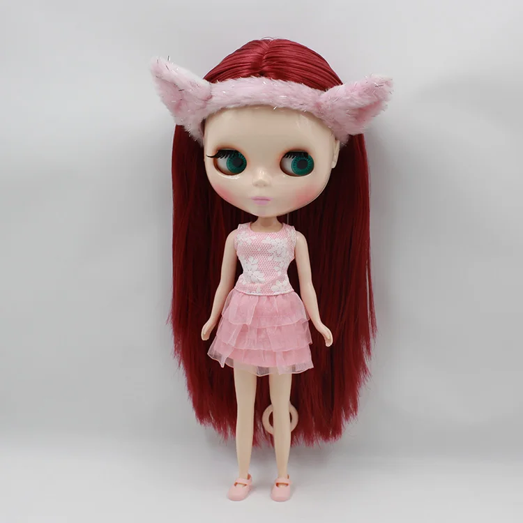 Free shipping cost Nude blyth Doll  red hair fashion doll Factory doll Suitable For DIY Change BJD Toy For Girls