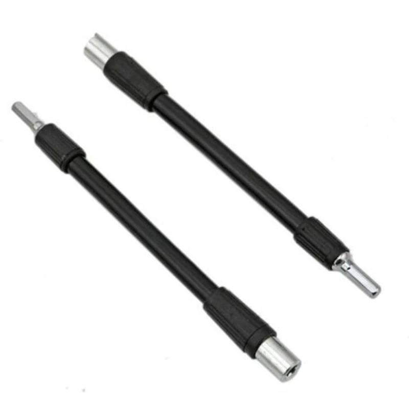 Broca de accionamiento hexagonal de 4mm, varilla de extensión Universal, soporte de broca de destornillador de eje magnético duro/flexible