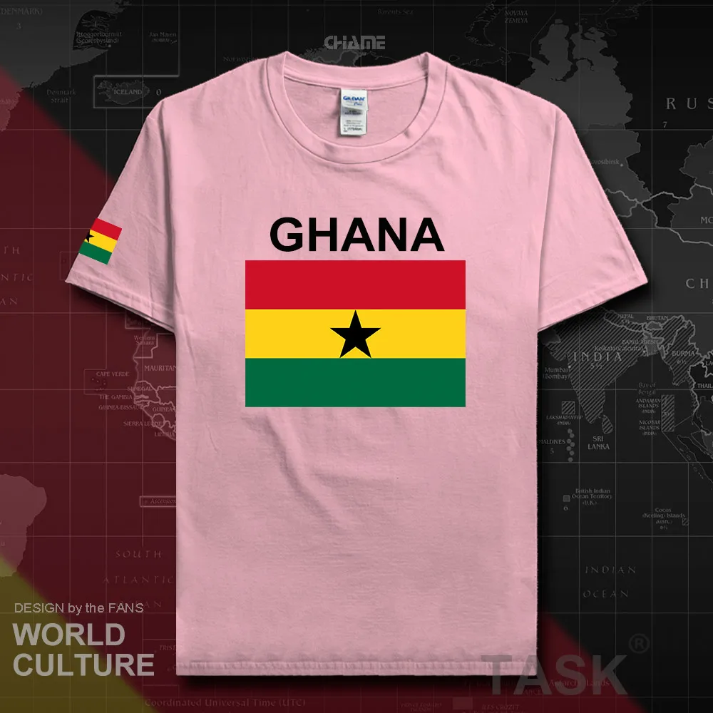 Ghana Ghanaian men t shirt fashion 2017 jerseys nation tshirt team 100% cotton t-shirt gyms clothing tee country sporting GHA GH