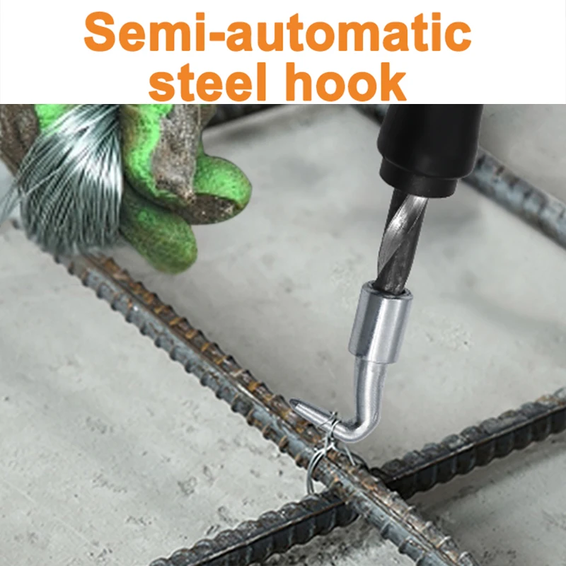 Rebar tier construction site winding tool wire knoting pliers steel wire tring tool steel bar tying hook Semi-automatic