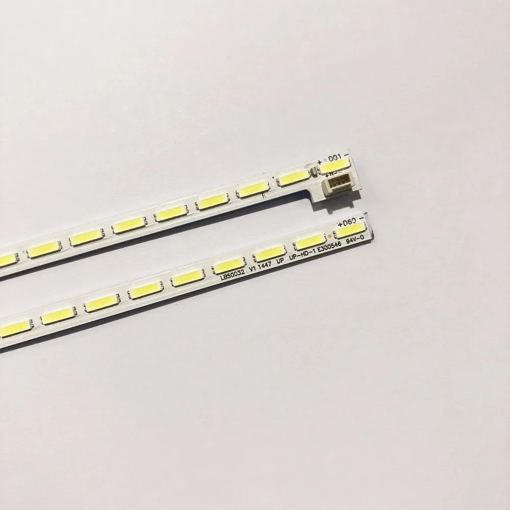 2 Stuks Nieuwe Originele 60LED Strip Circuits 50Q1F 50Q2FU Voor RF-AC500A70-3002R-01/3002L-01