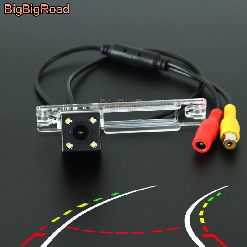 BigBigRoad Car Intelligent Dynamic Trajectory Tracks Rear View Camera For Hawtai Boliger 2012 2013 2014 Night Vision Waterproof