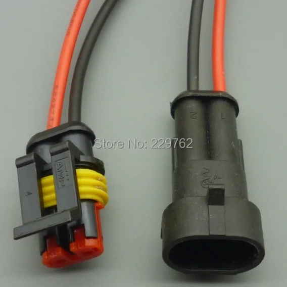 1Pair Car Auto wire connector 1 2 3 4 5 6 Way 1P 2P 3P 4P 5P car connector Male & Female Waterproof Electrical Connector Plug