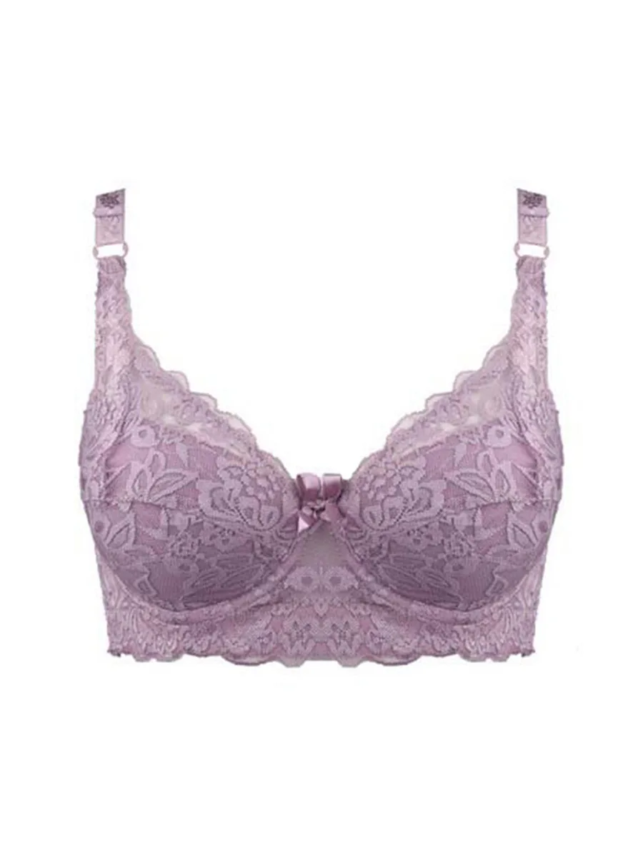 Women's Plus Size Lace Underwire Bralette