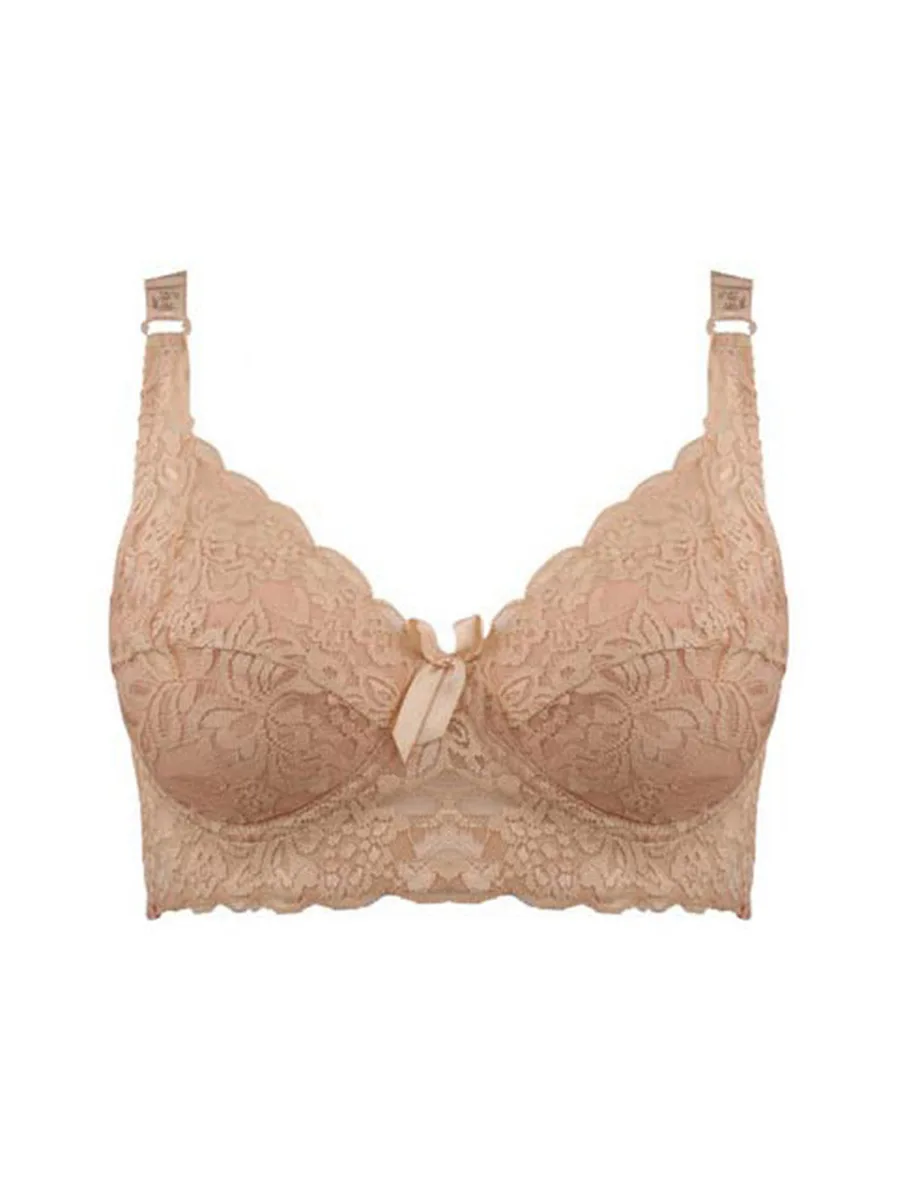 Women's Plus Size Lace Underwire Bralette