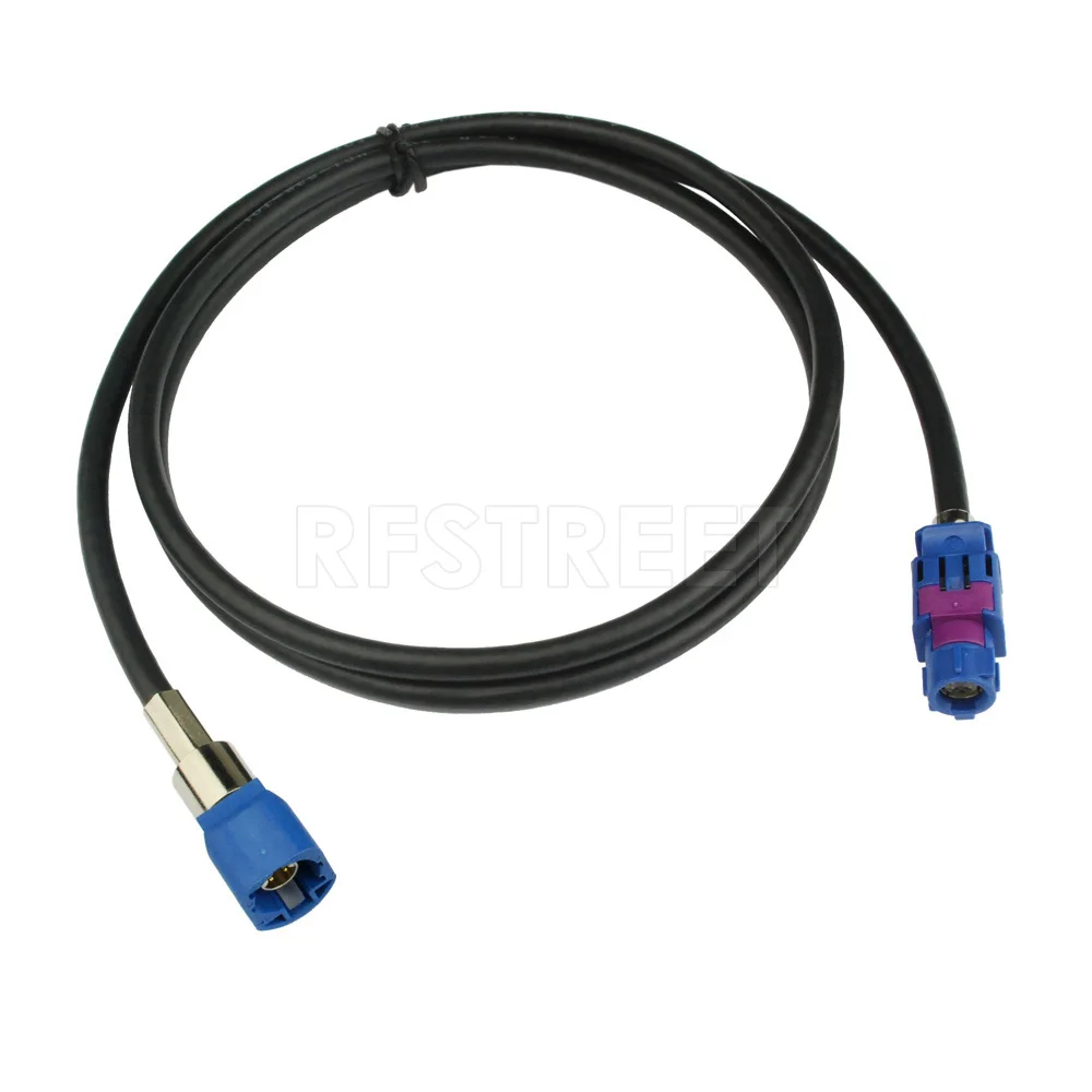 Superbat Vehicle/Automobile High-Speed Transmission Fakra HSD C Signal Blue LVDS LCD 500cm Shielded Dacar 535 4-Core Cable