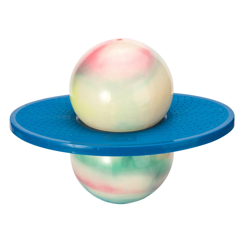 

Outdoor Sports Toys Jump Ball for Children Bouncing Fitness Weight Loss Ball Adult Explosion-proof Rainbow Sports Ball Gift