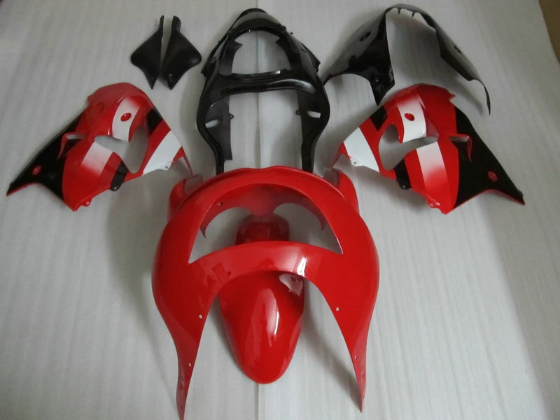 New hot moto parts fairing kit for Kawasaki Ninja ZX9R 98 99 red black fairings set ZX9R 1998 1999 OT20