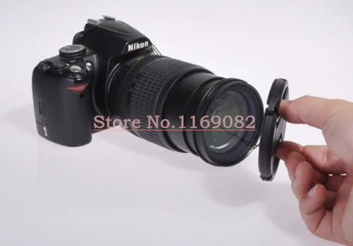 Capuchon d'objectif de Balance des blancs 67mm 2 en 1, avec support de filtre + protection du couvercle d'objectif pour can & n SX30 SX40 SX50 Nik & n D7100 D7000 D90 D80