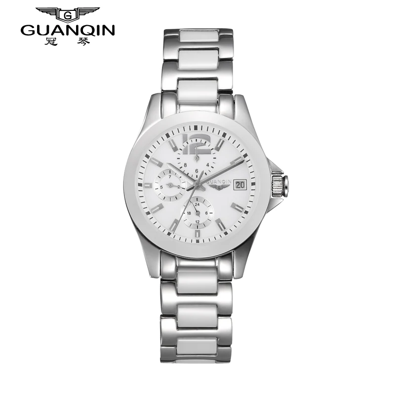 GUANQIN Women Watches Hardlex Mechanical Watch Luxury Brand Ceramic Watch Women Clock Waterproof  Dress Girls Watches 2024