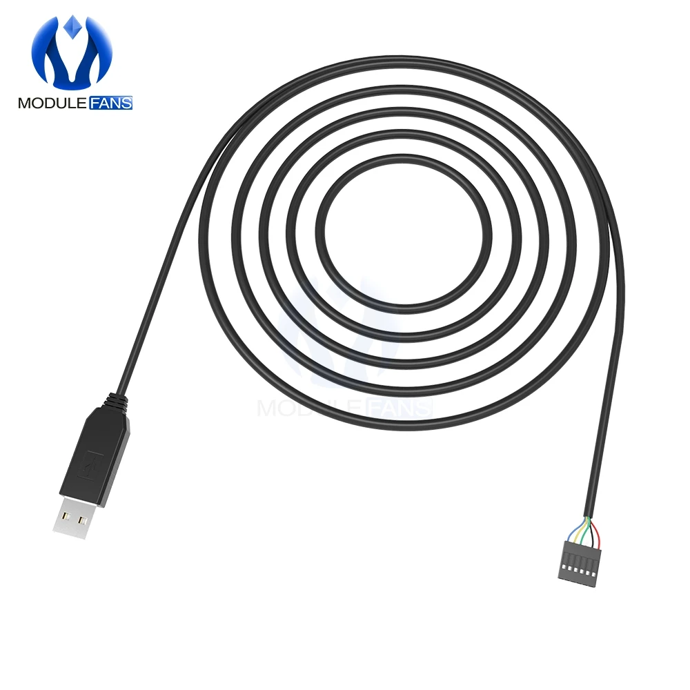 Módulo FTDI FT232RL FT232 de 6 pines para Arduino USB a TTL UART adaptador de Cable serie RS232 módulo de Cable de descarga indicador LED