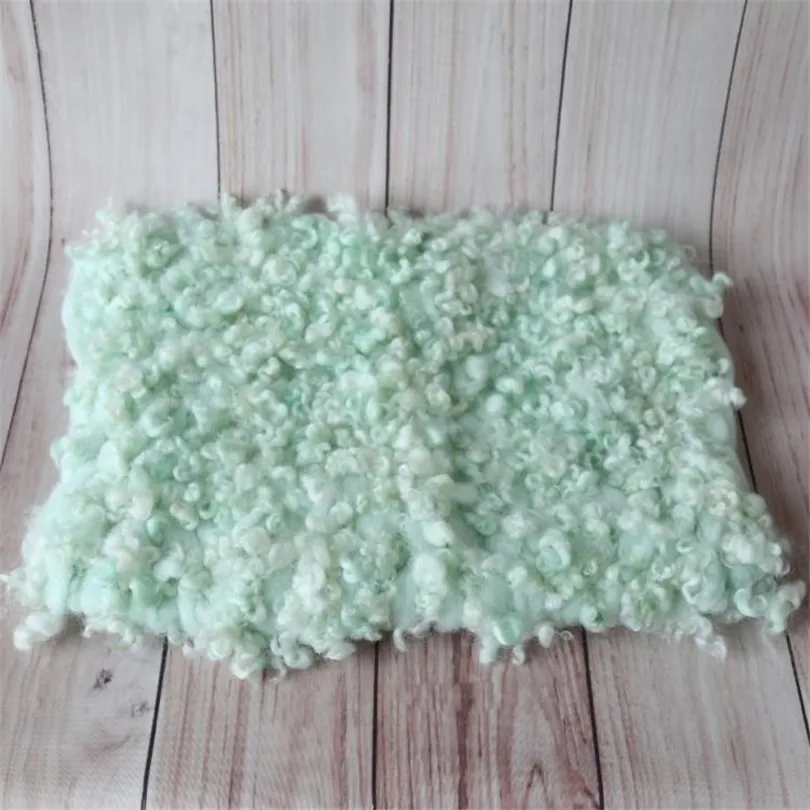 Baby Felted Wool blanket Newborn wool basket filler stuffer photography props Newborn layer fabric