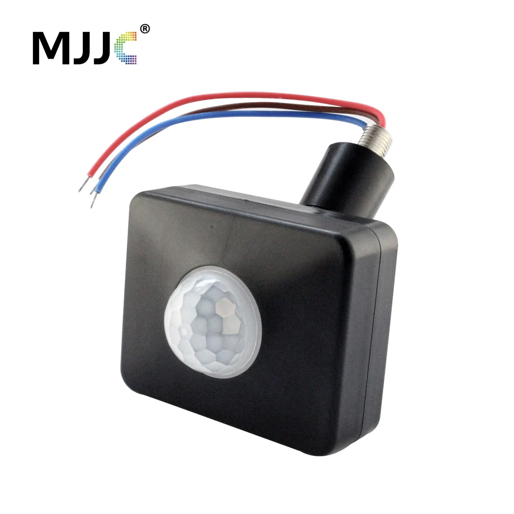 Motion Sensor 220V 110V DC 12V PIR Sensor Motion Switch Automatic Infrared Body Lamp Light Timer Switch Outdoor