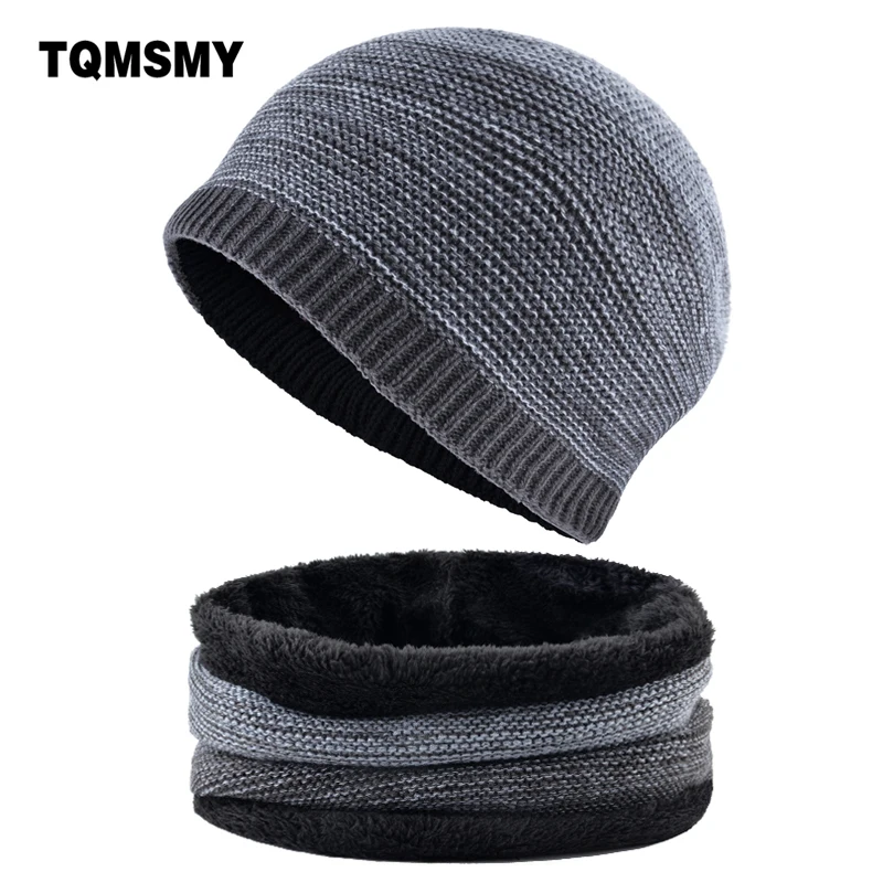 Minimalist Men's Winter Beanies Knitted wool Skullies boys Hip Hop cap autumn gorros man keep warm soft hats for men Bonnet