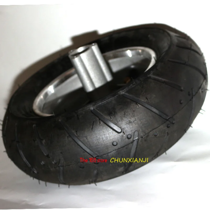 90/65-6.5 tubeless /vacuum tire Rear Wheels with Brake Disc rear sprocket for 47cc/49cc 2 stoke Mini pocket bike wheel & dis