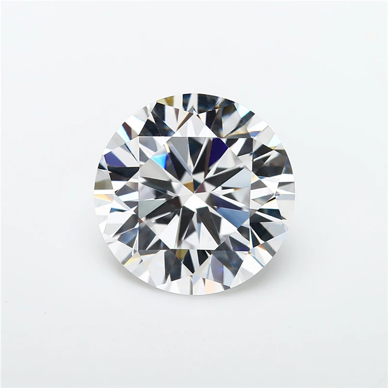 Size 1.0~12.0mm EF GH D Color Round Cut Lab Grown Loose Moissanite Stone Test Positive (5mm-12mm With Certificate)