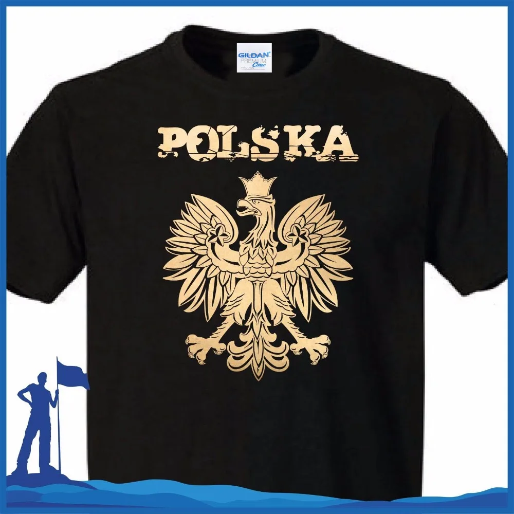 Print Tee Men Short Sleeve Clothing Brand Style Short Sleeve T-Shirt Poland Polen Republic Of Poland Pl Shirt casual Tee Shirt