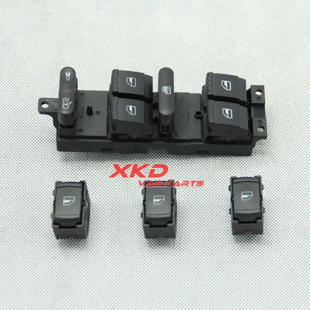 Window Regulator Switch Button Kit Fit For Golf (Brazil) 02-10 Jett-a MkIV Passsat  1J4959857 D 3B0 959 855 B