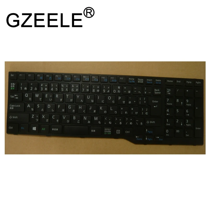 GZEELE new JP Japan for Fujitsu Lifebook A544 AH544 AH564 AH574 AH53M AH42 A514 AH555 AH42/S FMVA42SW Laptop Keyboard BLACK