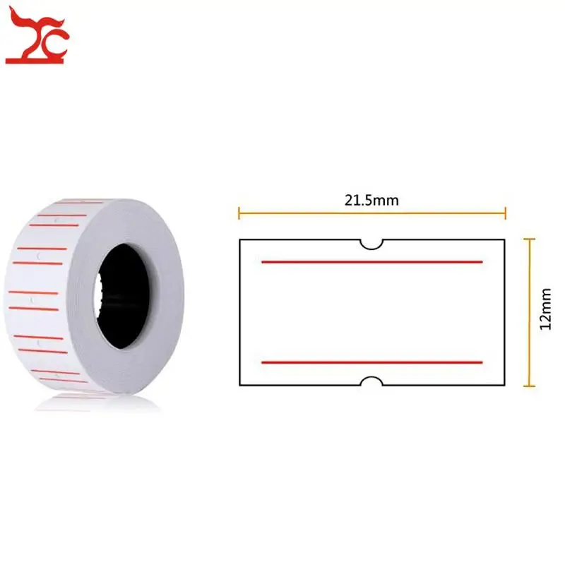 Retail  tags 1 Roll 500PCS Colorful Adhesive Price Tag Paper Price label Mark Sticker for MX-5500 Price Tag Gun lableller image 3