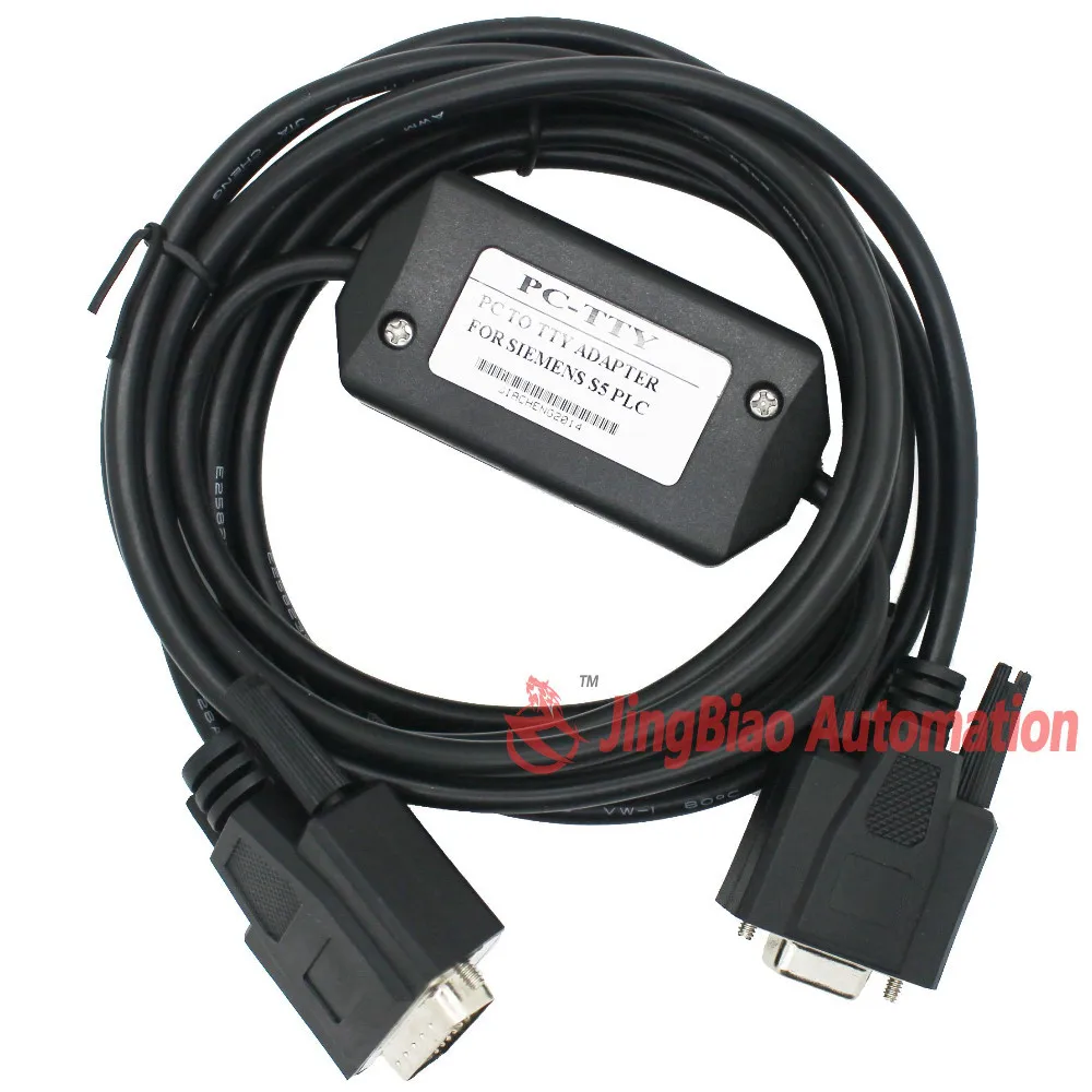 PC-TTY PC/TTY RS232 S5 cable 6ES5734-1BD20 (DB15) 6ES5 734-1BD20 S5 PLC adapter PC TTY SIMATIC S5 734-1 CABLE