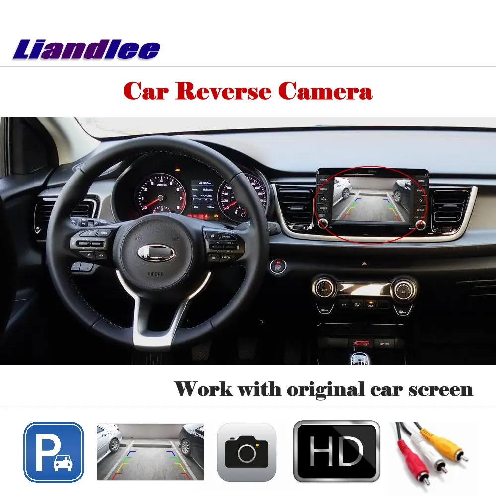 

For Kia K4 2014-2018 Auto Rear View Camera Back Reverse Parking CAM Work With Car Factory Screen