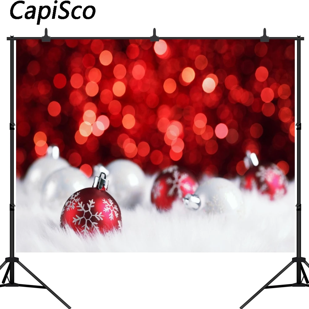 Fondos fotográficos Capisco red facula, fondos de fotografía de Navidad para estudio fotográfico, accesorios para cámara fotográfica