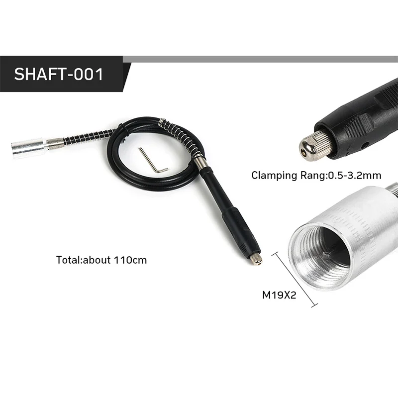 1PC Flexible Shaft For Dremel Rotary Tool Dremel Flexible Shaft Handle Soft Grinders Drill Chuck For Rotary Grinder Tool