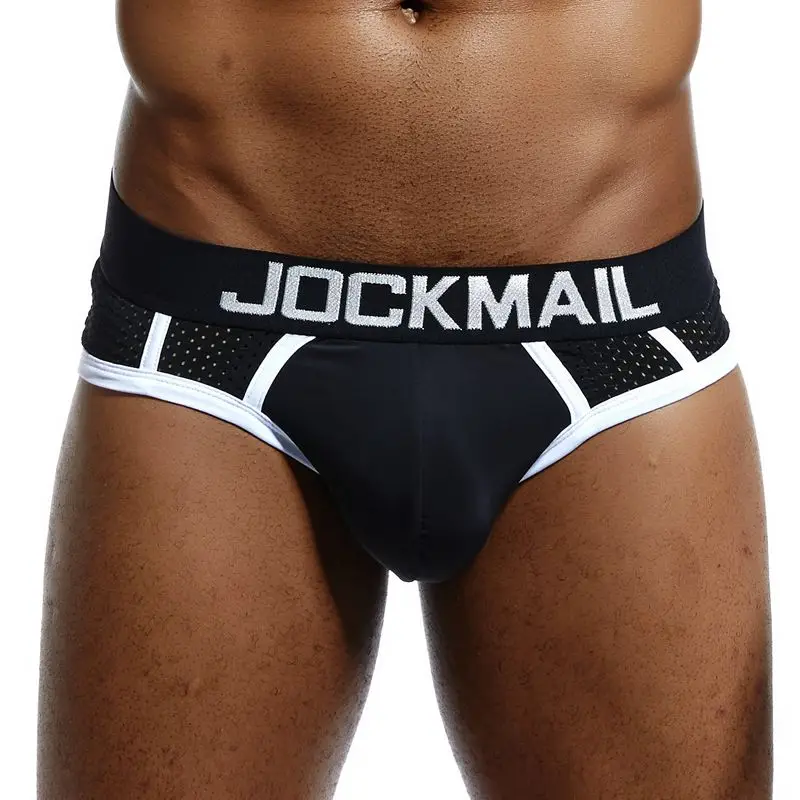 JOCKMAIL brand mens briefs sexy men underwear mens underpants male panties shorts U convex pouch men bikini Gay underwear