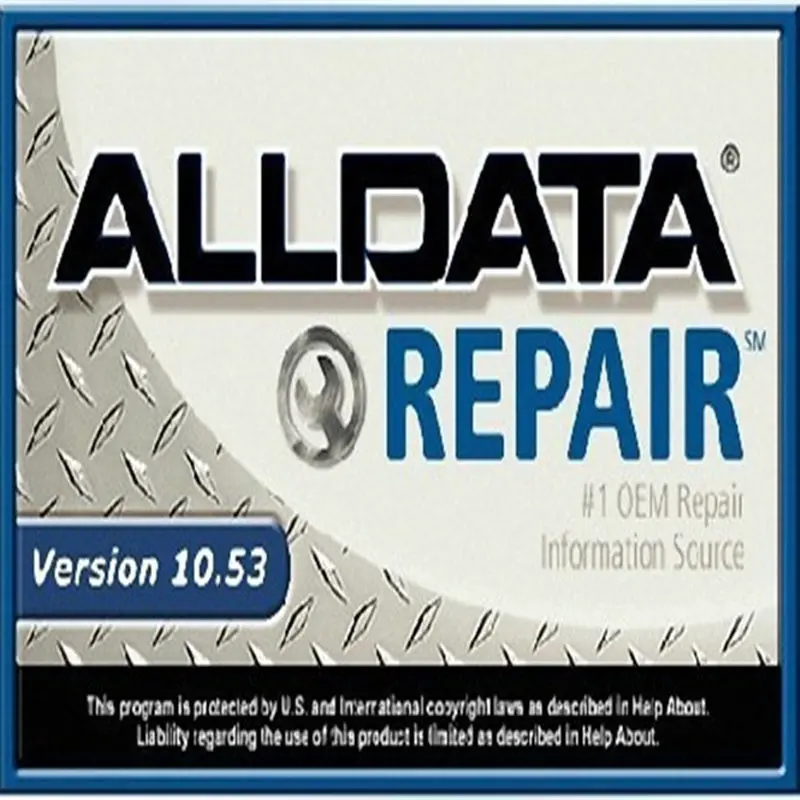 New auto repair software all data repair 10.53v alldata software in 640gb hdd support for xp win7 win 8 fit almost all cars