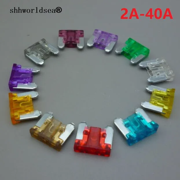 20 SZTUK dla Mini Rozmiar dla MICRO Samochodowy bezpiecznik samochodowy dla Mazda dla Mitsubishi dla Toyota Hyundai Nissan Honda 5A 7.5A 10A 15A