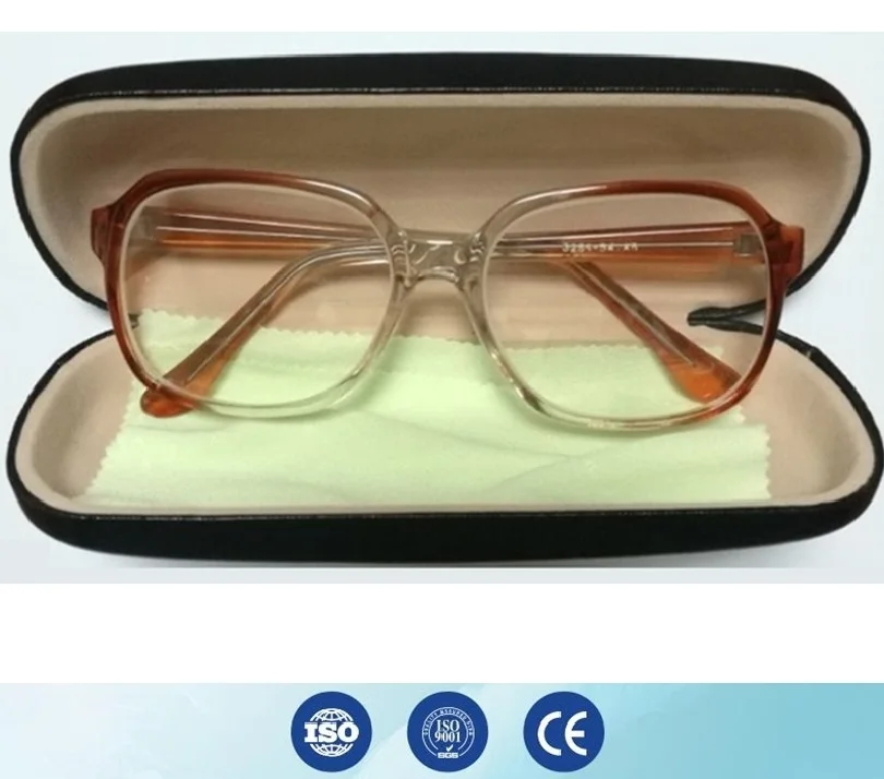 Wholesale price x-ray protective glasses nuclear radiation protection 0.5mmpb lead spectacles for hospital/laborator 2 pieces.