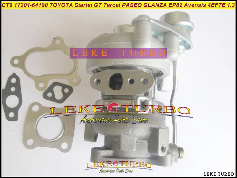 ww CT9 Turbo 17201-64190 Turbocharger For TOYOTA PASEO TERCEL GLANZA Avensis Starlet GT EP82 EP85 EP91 4EFE 4EFTE 4E-FTE 1.3L