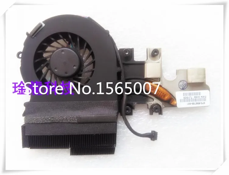 

original laptop CPU cooling fan radiator fan for HP 2540P I3 I5 heatsink& fan 598789-001