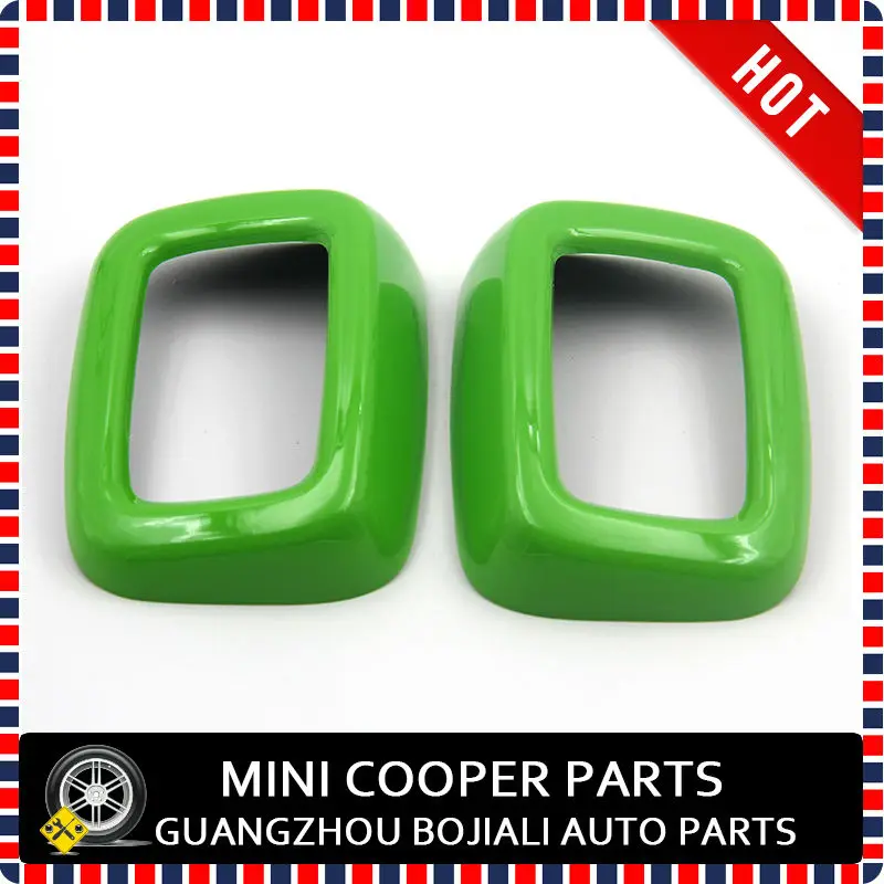 Brand New ABS Material UV Protected Green Color Style Rear Seat Belt Cover For Mini cooper Clubman F54 (2pcs/Set)