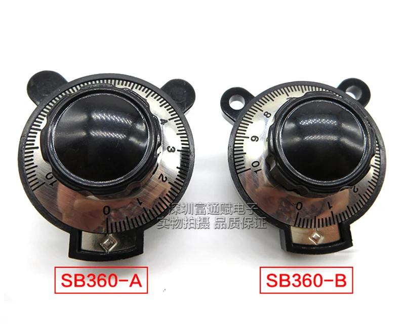 Matching button linear digital knob SB360 potentiometer knob potentiometer hole diameter 6MM