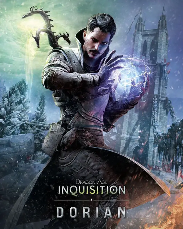 Home Decor Dragon Age Inquisition Characters 1-Silk Art Poster Wall Sicker Decoration Gift