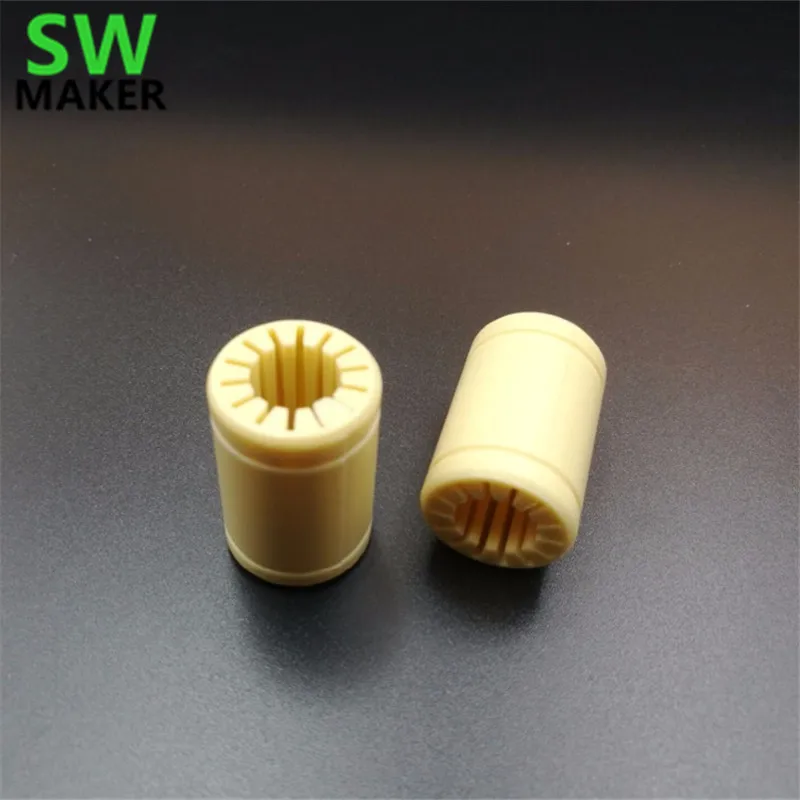 

5 pcs RJ4JP 01-10 soild Polymer Linear bearing LM10UU 3d printer linear bearing RJMP-01-10 R Solid Plastic Bearing