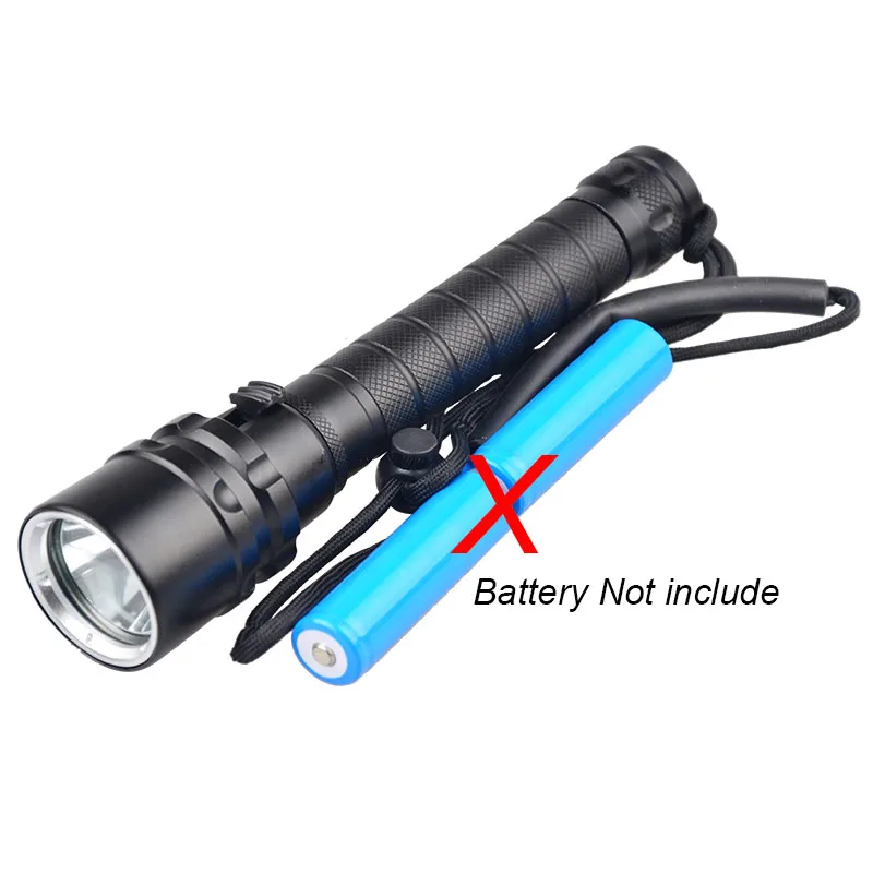 TMWT Underwater Diver Diving Flashlight XM-L2 led T6 Lamp Waterproof 18650 Rechargeable Battery white yellow LED Diving lights