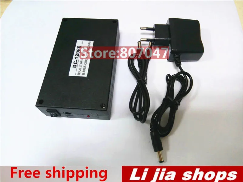 DC 12V 9800mah Rechargeable Li-ion Lithium Battery Batteries for CCTV camera